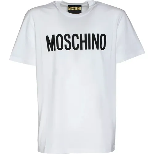 Iconic Logo T-Shirt in , male, Sizes: 2XL - Moschino - Modalova