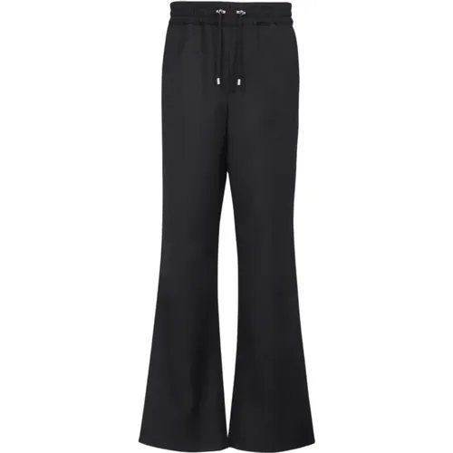 Wool Wide-Leg Sweatpants , male, Sizes: 2XL, L, XL, M - Balmain - Modalova