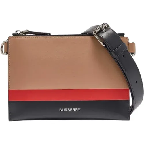 Pre-owned Leather shoulder-bags , female, Sizes: ONE SIZE - Burberry Vintage - Modalova