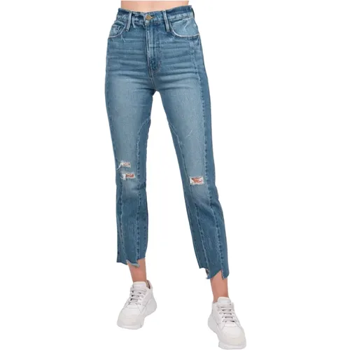 Gerade Jeans , Damen, Größe: W26 - Frame - Modalova