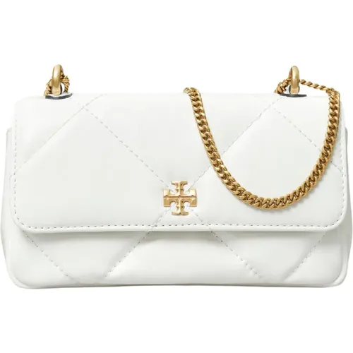 Weiße Flap-Tasche mit Verstellbarem Riemen - TORY BURCH - Modalova