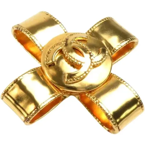 Pre-owned Metal brooches , female, Sizes: ONE SIZE - Chanel Vintage - Modalova