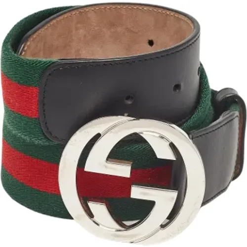 Pre-owned Leather belts , male, Sizes: ONE SIZE - Gucci Vintage - Modalova