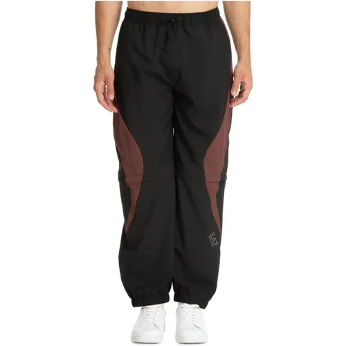 Adjustable Multicolour Sweatpants with Elastic Waist , male, Sizes: M - Emporio Armani EA7 - Modalova