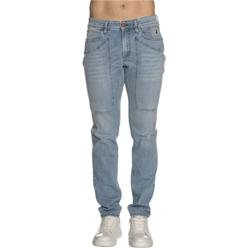Hellblaue Denim Jeans , Herren, Größe: W33 - Jeckerson - Modalova