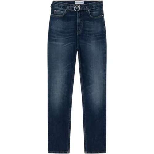 Klassische Denim Jeans für den Alltag , Damen, Größe: W29 - pinko - Modalova