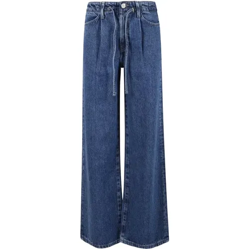 Wide Leg Drawstring Pants , female, Sizes: W28, W26, W29, W27, W25 - Frame - Modalova