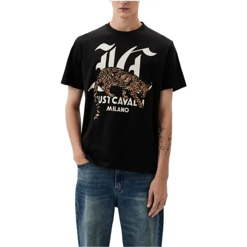 T-Shirts und Polos , Herren, Größe: S - Just Cavalli - Modalova