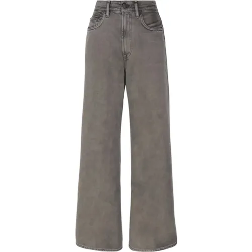 Grey Wide Leg Jeans , female, Sizes: W25 - Acne Studios - Modalova