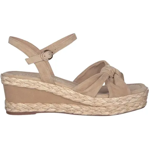 Woven Wedge Sandal , female, Sizes: 6 UK, 5 UK, 4 UK - Alma en Pena - Modalova