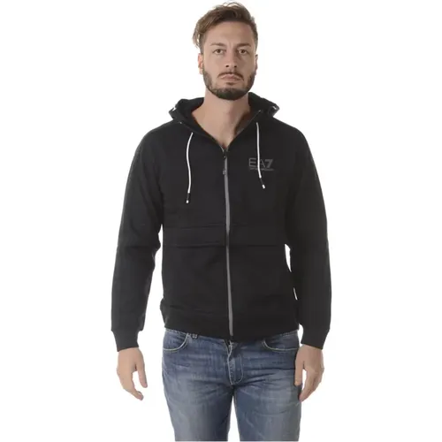 Hoodies , Herren, Größe: M - Emporio Armani EA7 - Modalova