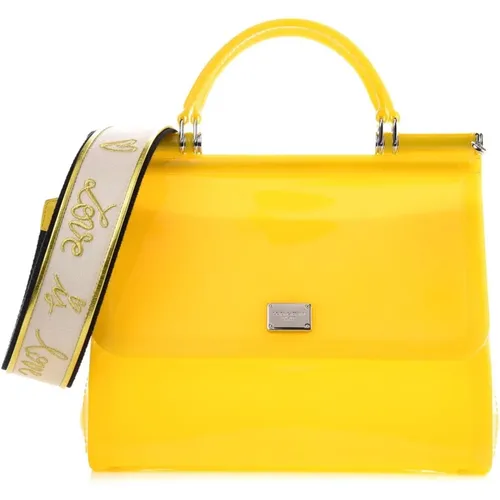 PVC Crossbody Bag , female, Sizes: ONE SIZE - Dolce & Gabbana - Modalova