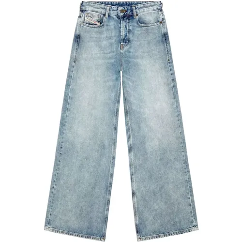 D-Sire` 5-Pocket Wide Leg Jeans , female, Sizes: W28, W26, W24, W25 - Diesel - Modalova