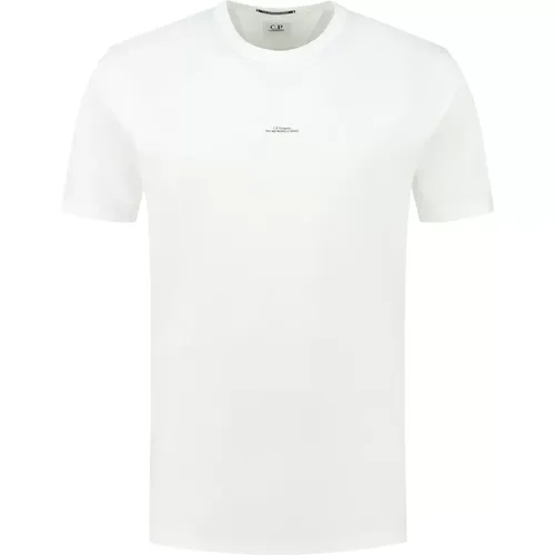 Upgrade deinen Kleiderschrank mit diesem stilvollen Herren T-Shirt , Herren, Größe: 2XL - C.P. Company - Modalova