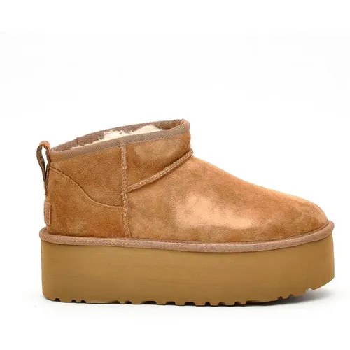 Platform Suede Boot in Hazelnut , female, Sizes: 7 UK, 4 UK - Ugg - Modalova