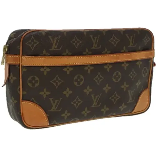 Pre-owned Canvas clutches , female, Sizes: ONE SIZE - Louis Vuitton Vintage - Modalova