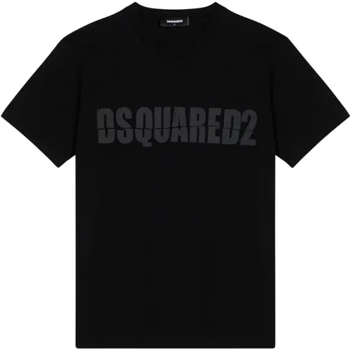 Kurzarm Rundhals T-Shirt Dsquared2 - Dsquared2 - Modalova