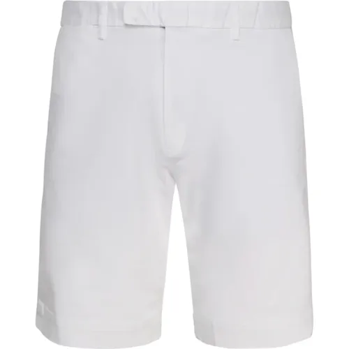 Weiße Baumwollshorts Reißverschluss Taschen , Herren, Größe: W31 - Ralph Lauren - Modalova