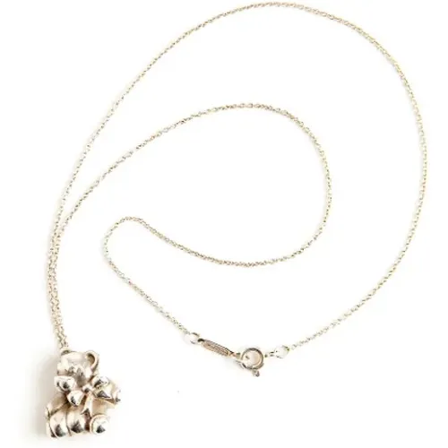 Gebrauchte silberne Halsketten , Damen, Größe: ONE Size - Tiffany & Co. Pre-owned - Modalova