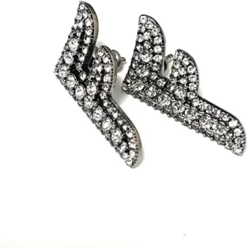 Pre-owned Metal earrings , female, Sizes: ONE SIZE - Fendi Vintage - Modalova