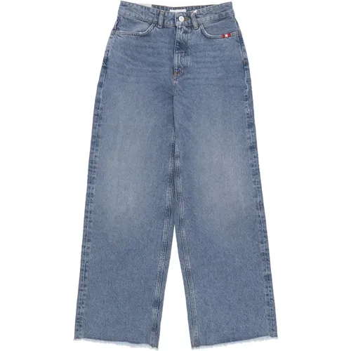 High Waist Wide Leg Jeans , Damen, Größe: W27 - Amish - Modalova