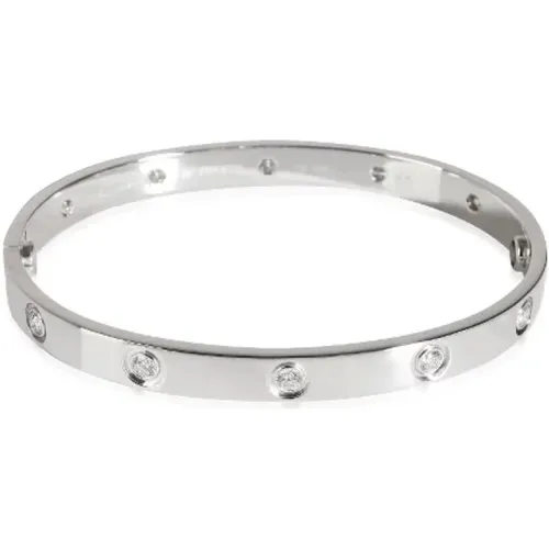 Pre-owned White Gold bracelets , female, Sizes: ONE SIZE - Cartier Vintage - Modalova