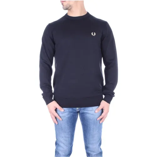 Schwarze Logo Pullover , Herren, Größe: 2XL - Fred Perry - Modalova