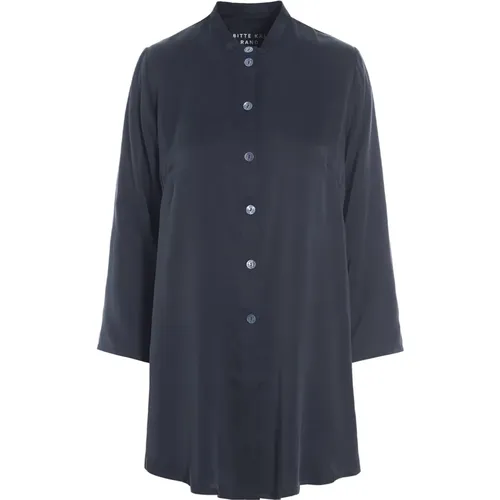 Silk Shirt Dark Midnight Elegant Style , female, Sizes: M, S, L - Bitte Kai Rand - Modalova