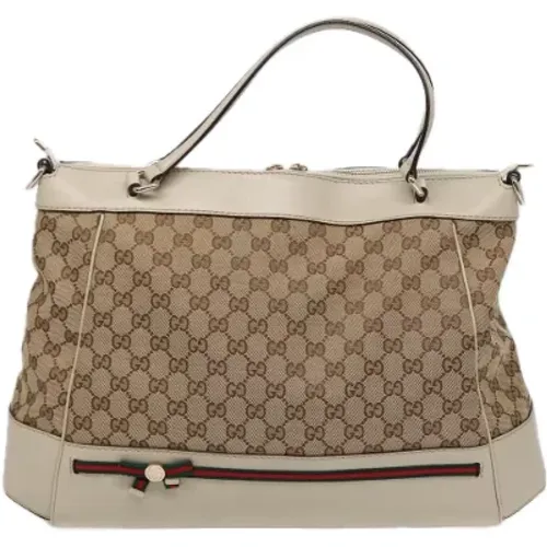 Pre-owned Canvas totes , female, Sizes: ONE SIZE - Gucci Vintage - Modalova