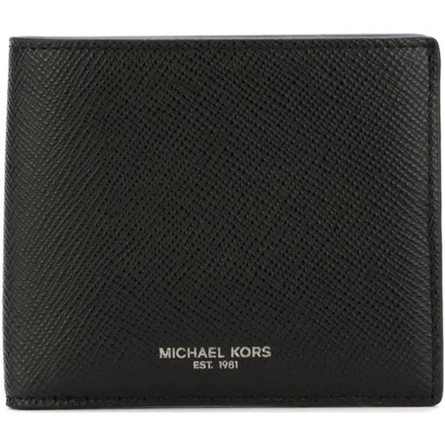 Schwarze Billfold Brieftasche für Männer , Herren, Größe: ONE Size - Michael Kors - Modalova