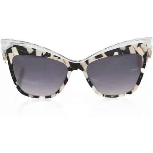 Cat Eye Sunglasses Black Pearl , female, Sizes: ONE SIZE - Frankie Morello - Modalova