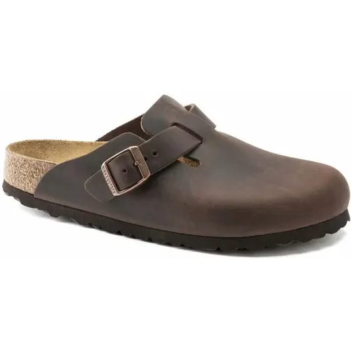Sandals Boston Oiled Leather , male, Sizes: 6 UK, 11 UK, 7 UK, 10 UK, 4 UK, 5 UK, 9 UK - Birkenstock - Modalova