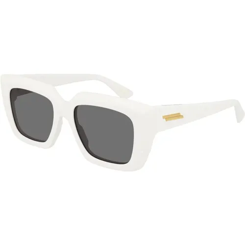 Grey Sunglasses - Bottega Veneta - Modalova