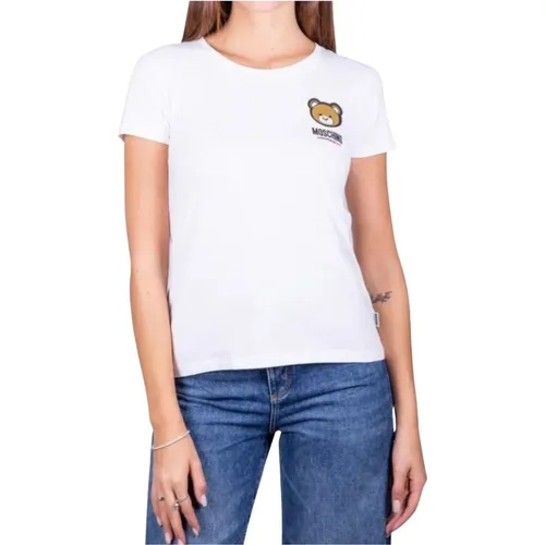 Damen Unterwäsche T-Shirt , Damen, Größe: M - Moschino - Modalova