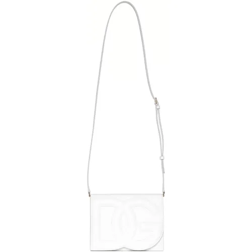 Weiße Taschen mit DG-Logo - Dolce & Gabbana - Modalova