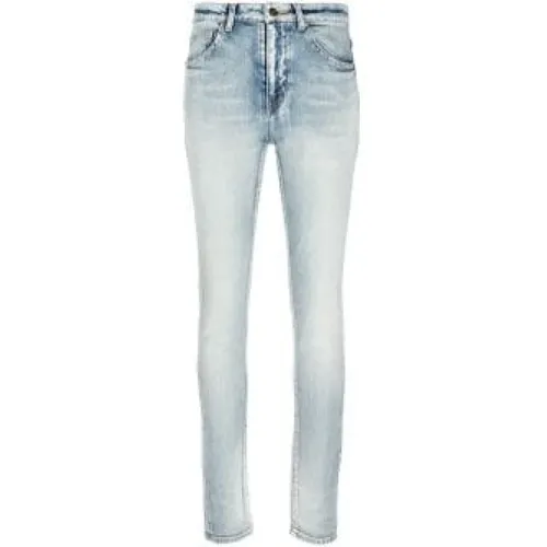 Modische Skinny Jeans , Damen, Größe: W28 - Saint Laurent - Modalova