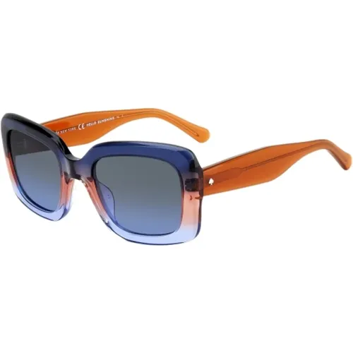 Blaue Acetat Damen Sonnenbrille - Kate Spade - Modalova