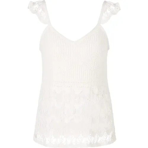 Knitted Tank Top Rethink Together , female, Sizes: S - Marc Cain - Modalova