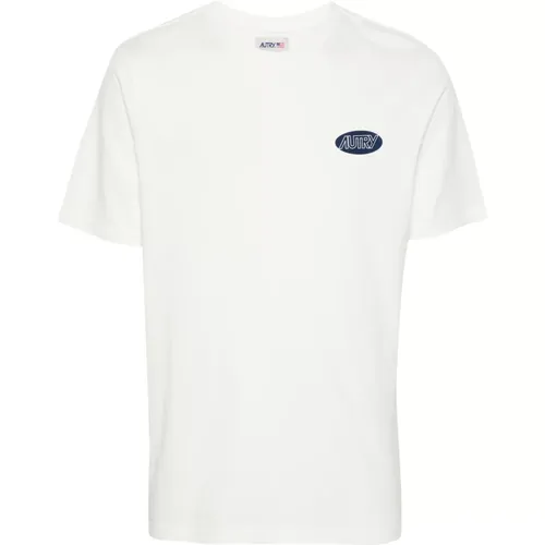 Logo Print T-Shirt , Herren, Größe: XL - Autry - Modalova