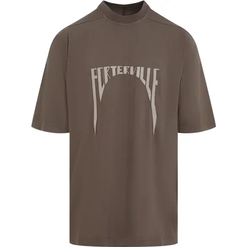 Graues T-Shirt Aw24 , Herren, Größe: M - Rick Owens - Modalova