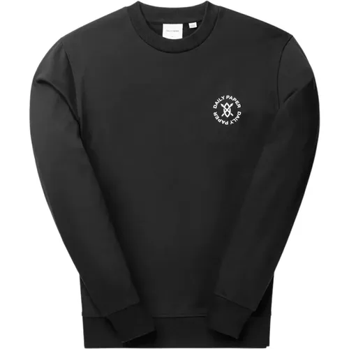 Premium Cotton Sweater with Brushed Fleece Finish , male, Sizes: XL - Daily Paper - Modalova