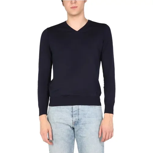 V-Ausschnitt-Sweater , Herren, Größe: 2XL - Ballantyne - Modalova