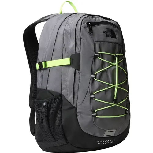 Classic Smoked Pearl Safety Green Backpack , unisex, Sizes: ONE SIZE - The North Face - Modalova