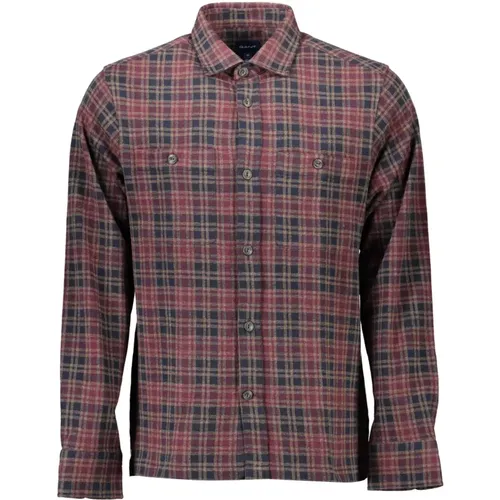 Cotton Shirt , male, Sizes: XL, M, L, S, 2XL - Gant - Modalova