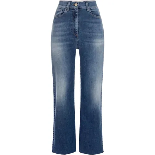 High-Waist Jeans , Damen, Größe: W28 - Elisabetta Franchi - Modalova