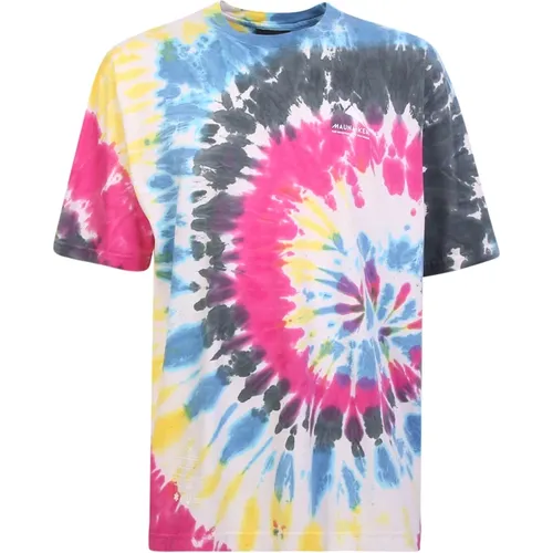 Blaues Tie Dye Logo T-Shirt - Mauna Kea - Modalova