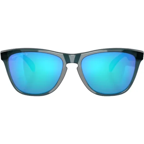 Polarisierte Sonnenbrille Frogskins Prizm Rechteckig Schwarz , Herren, Größe: 55 MM - Oakley - Modalova