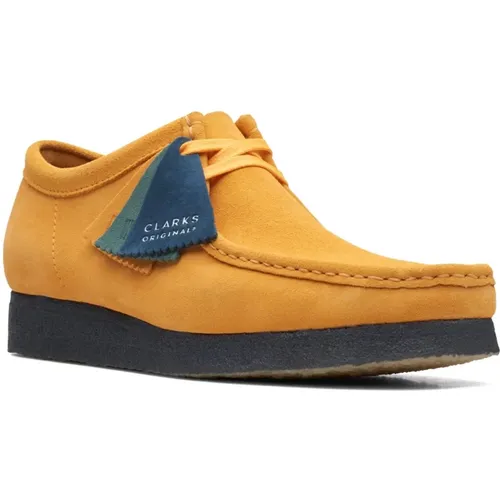 Laced Shoes , male, Sizes: 7 UK, 6 UK, 10 UK - Clarks - Modalova