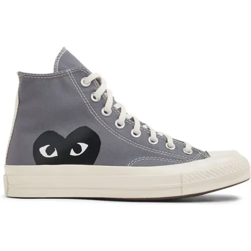 Chuck 70 High-Top Sneakers Grey , male, Sizes: 12 UK, 11 UK, 7 UK, 8 UK, 3 UK - Comme des Garçons Play - Modalova