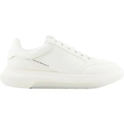 Sneakers aus Mesh und Wildleder , Herren, Größe: 39 EU - Emporio Armani - Modalova